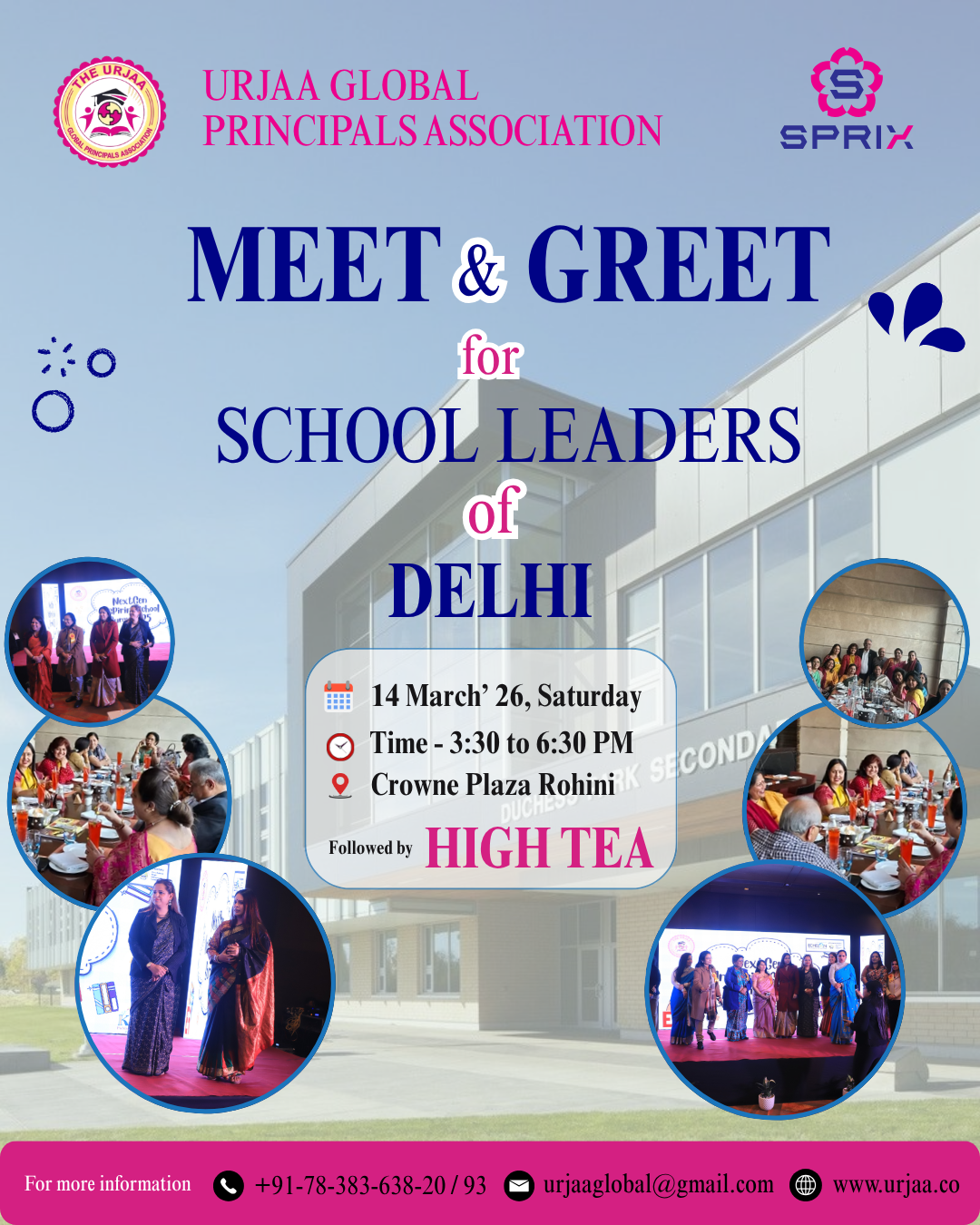 Urjaa Global Meet & Greet With School Leaders In Crown Plaza Delhi.