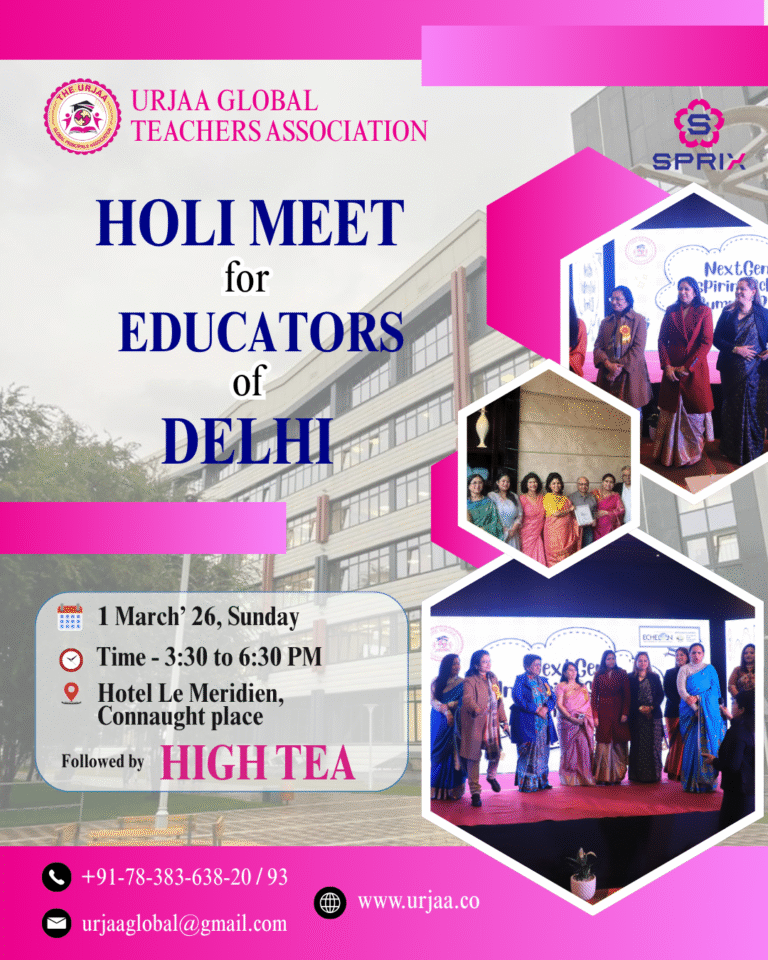 Urjaa Global Holi Meet & Greet with Educators in Delhi.